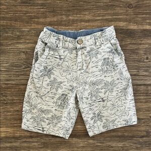 Wonder Nation Tropical Print Flat Front Shorts
